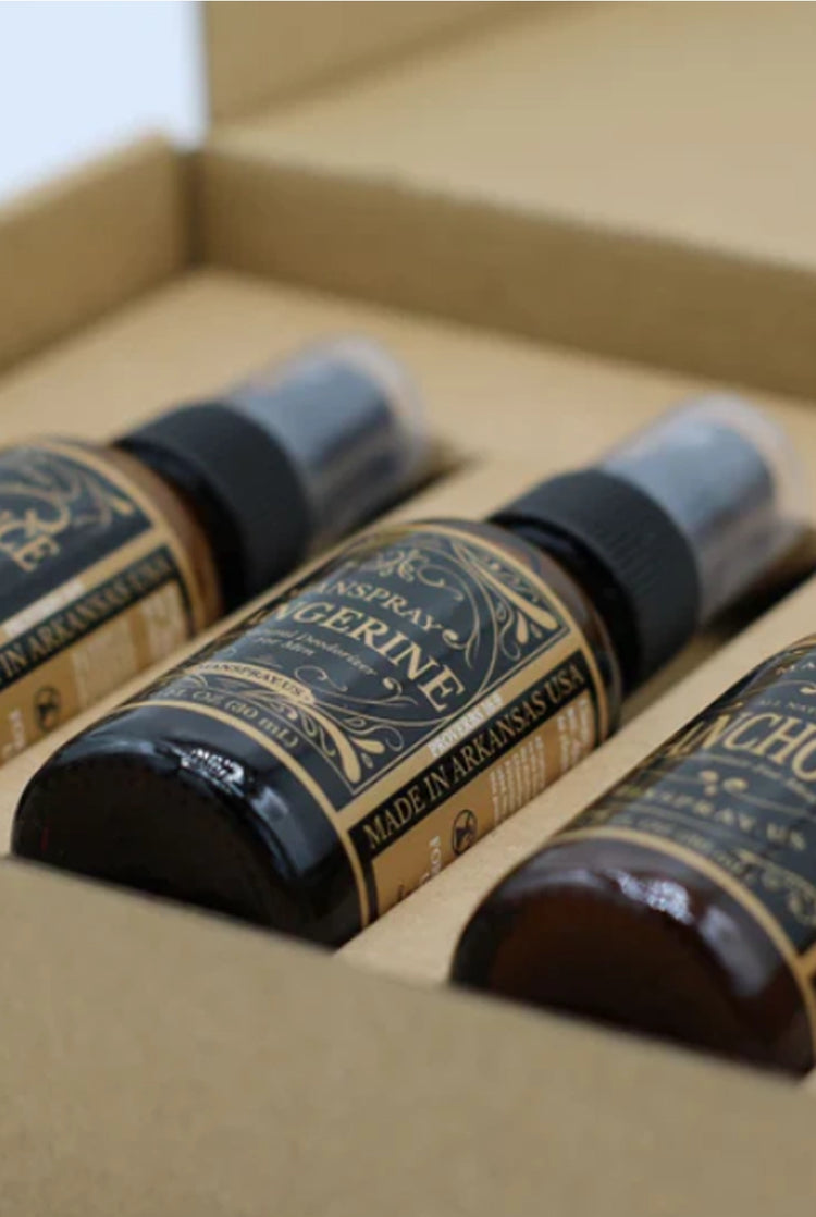 Natural Deodorant Sampler - 3 Travel Size Deodorant Sprays