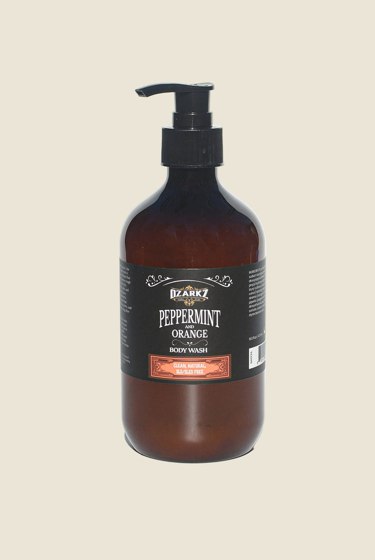 Peppermint and Orange Body Wash for Men