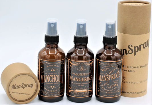 Manspray Natural Deodorant from Ozarkz Naturals
