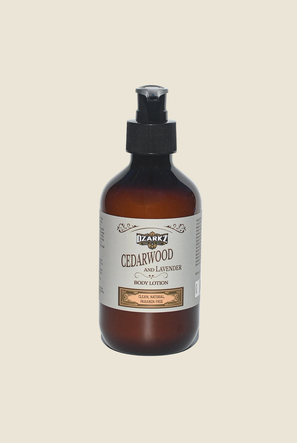 Ozarkz Clean, Natural Body Lotion | Cedarwood and Lavender