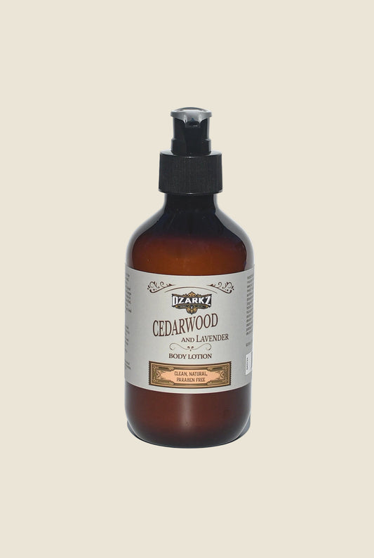 Ozarkz Clean, Natural Body Lotion | Cedarwood and Lavender