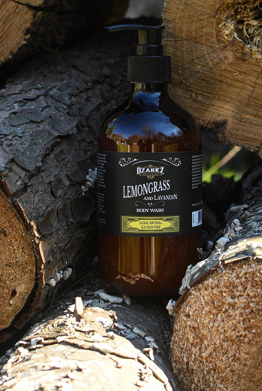 Clean, SLS/SLES Body Wash, Lemongrass and Lavandin Scented (for men)