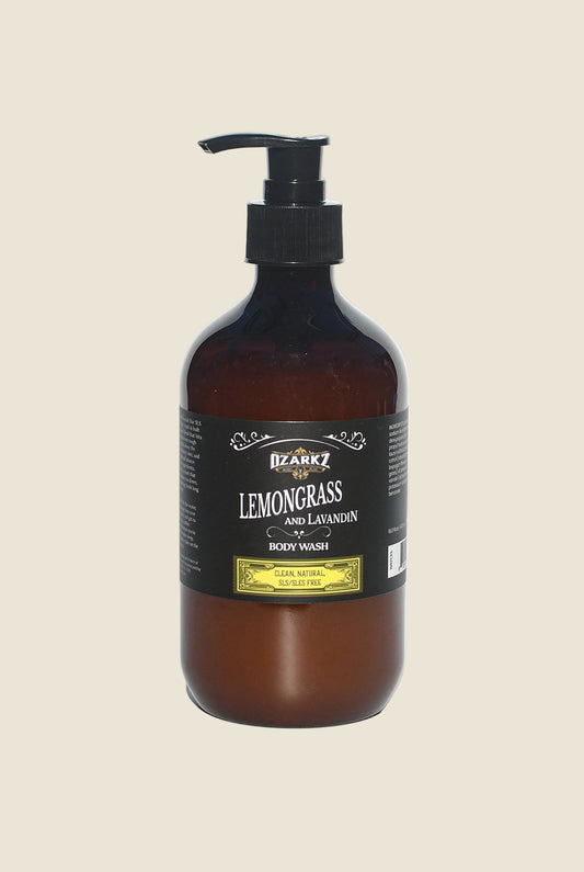 Ozarkz Natural, Clean, SLS/SLES-Free Body Wash | Lemongrass & Lavandin
