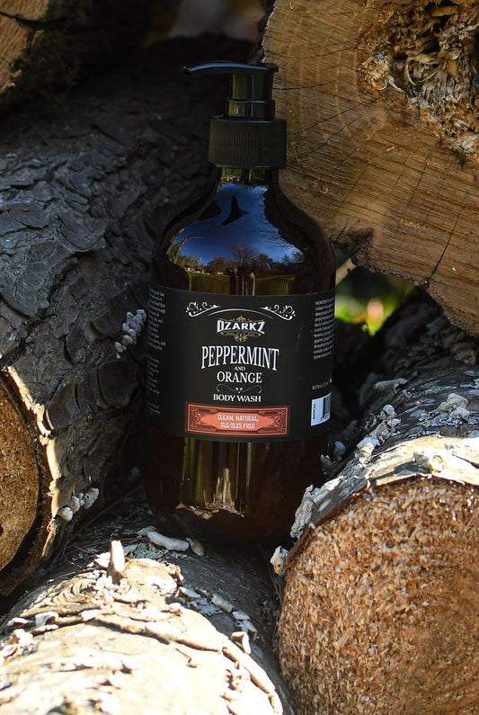 Peppermint & Orange Body Wash | SLS/SLES Free, Clean Body Cleanser