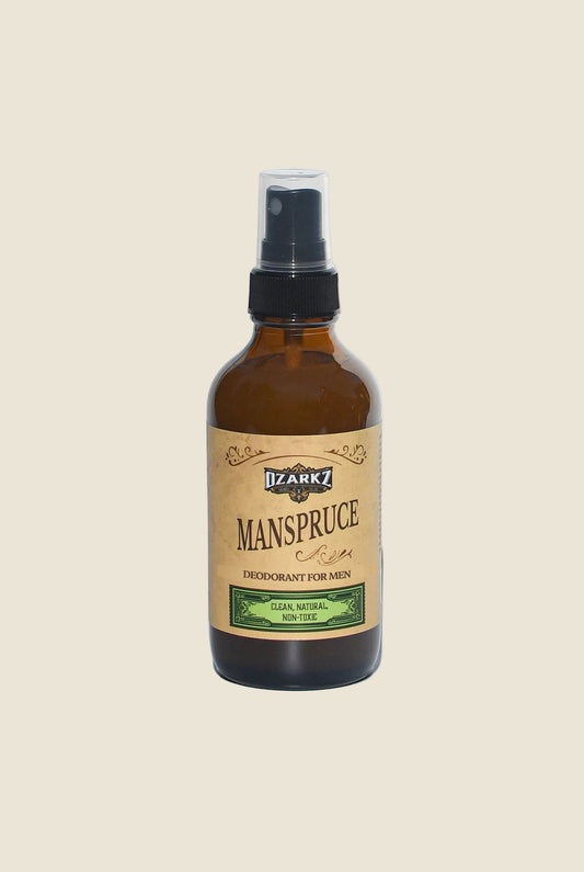 Ozarkz Manspruce, Woodsy-Scented Natural Deodorant