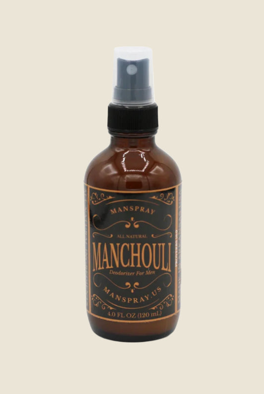 Manspray Manchouli, Earthy-Scented Natural Deodorant